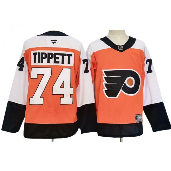 Philadelphia Flyers #74 Owen Tippett 2024 Orange Jersey