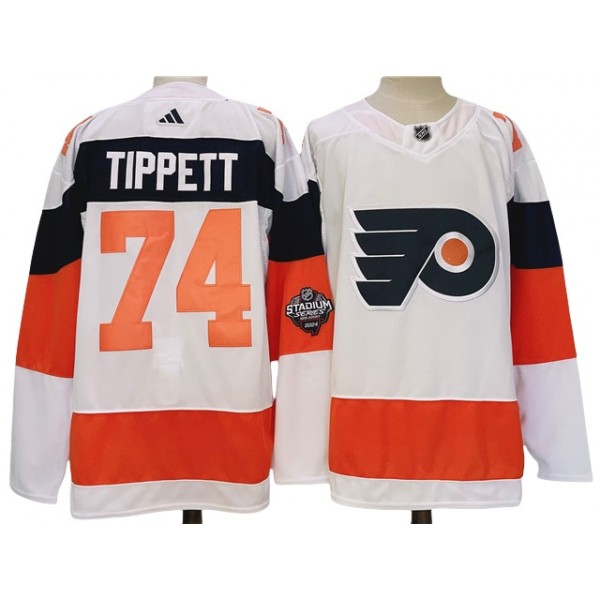 Philadelphia Flyers #74 Owen Tippett 2024 Stadium Series White Jersey