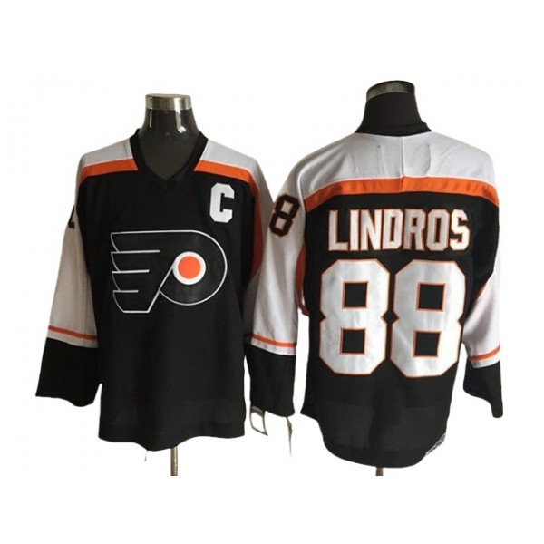 Philadelphia Flyers #88 Eric Lindros CCM Vintage Black Jersey