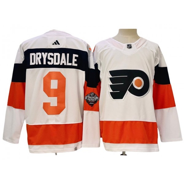 Philadelphia Flyers #9 Jamie Drysdale 2024 Stadium Series White Jersey