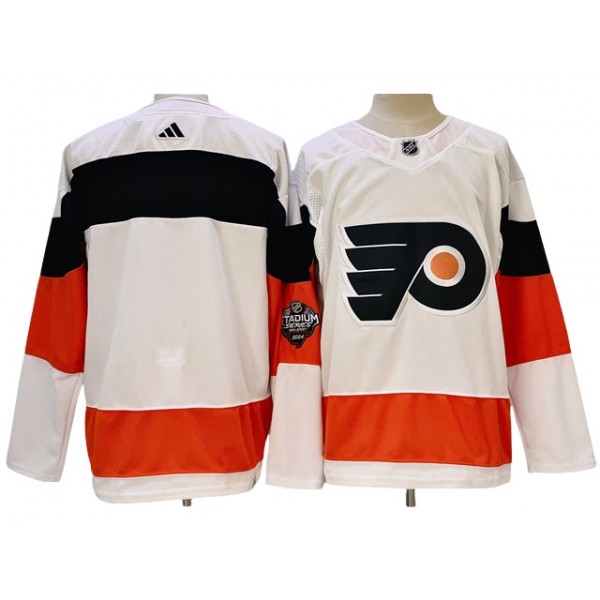 Philadelphia Flyers Blank 2024 Stadium Series White Team Jersey