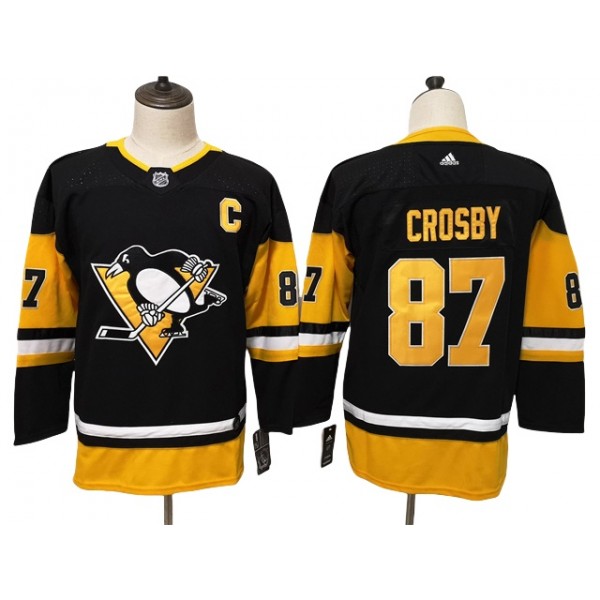 Pittsburgh Penguins #87 Sidney Crosby Youth Black Jersey