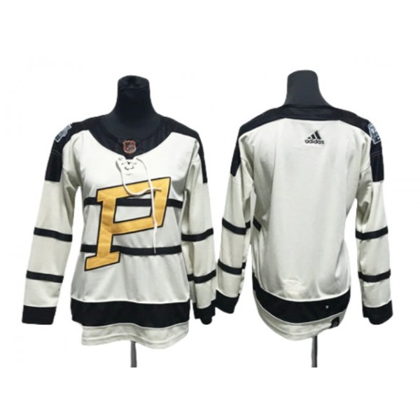 Pittsburgh Penguins Blank Cream 2023 Winter Classic Team Jersey