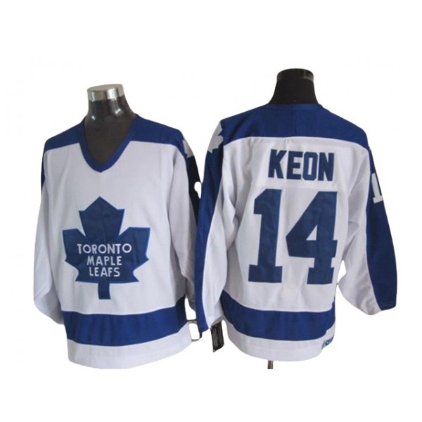 Toronto Maple Leafs #14 Dave Keon 1978 CCM Vintage White Jersey