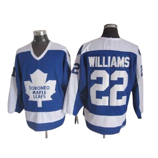 Toronto Maple Leafs #22 Tiger Williams 1978 CCM Vintage Blue Jersey