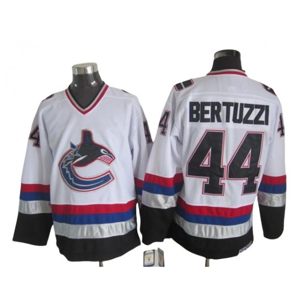 Vancouver Canucks #44 Todd Bertuzzi 2005 CCM Vintage White Jersey