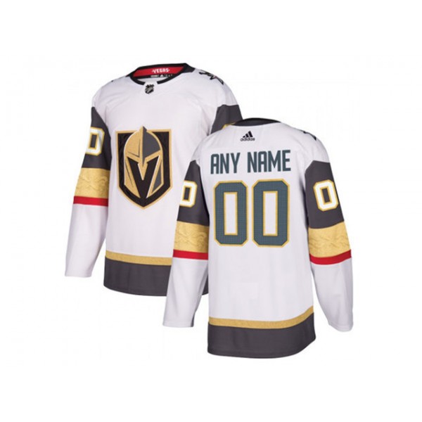 Vegas Golden Knights #00 White Away Custom Jersey