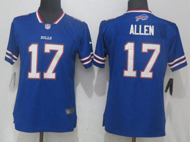 Women's Buffalo Bills #17 Josh Allen Blue Vapor Untouchable Limited ...