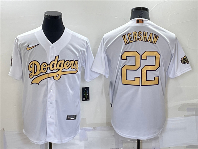 Los Angeles Dodgers #22 Clayton Kershaw White 2022 MLB All-Star Game ...