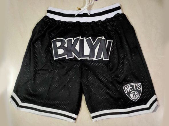 Brooklyn Nets Just Don Bklyn Black Basketball Shorts|SHORTS81 ...