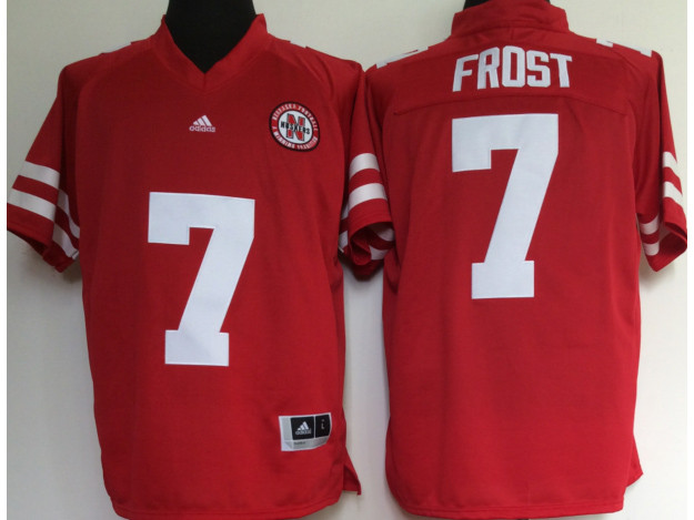 NCAA Nebraska Cornhuskers #7 Scott Frost Red College Football Jersey - Click Image to Close