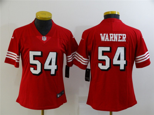 San Francisco 49ers Fred Warner Autographed White Jersey Beckett BAS  Witness Stock #215025