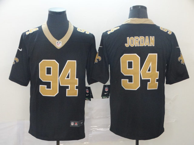 New Orleans Saints #94 Cameron Jordan Black Vapor Limited Jersey ...