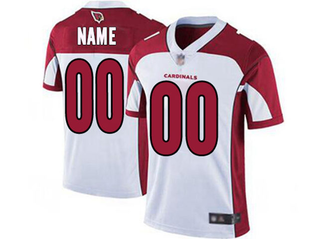 Arizona Cardinals #00 White Vapor Limited Custom Jersey - Click Image to Close