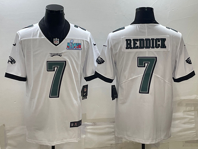 Philadelphia Eagles #7 Haason Reddick White Super Bowl LVII Limited Jersey - Click Image to Close