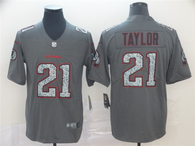 Washington Redskins #21 Sean Taylor Gray Camo Limited Jersey - Click Image to Close
