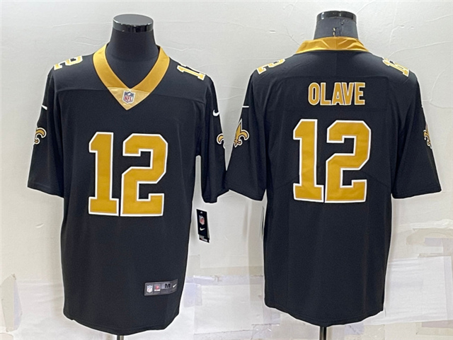 New Orleans Saints #12 Chris Olave Black Vapor Limited Jersey - Click Image to Close