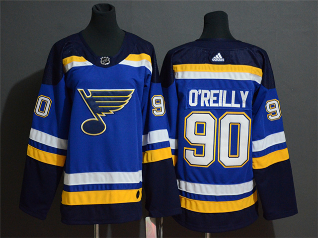 Women's Youth St. Louis Blues #90 Ryan O'Reilly Home Blue Jersey - Click Image to Close