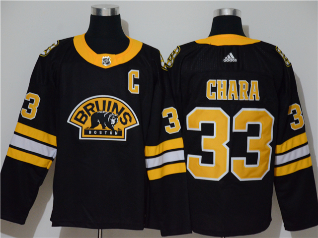 Boston Bruins #33 Zdeno Chara Alternate Black Jersey - Click Image to Close