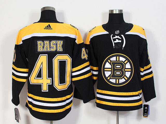 Boston Bruins #40 Tuukka Rask Black Jersey - Click Image to Close