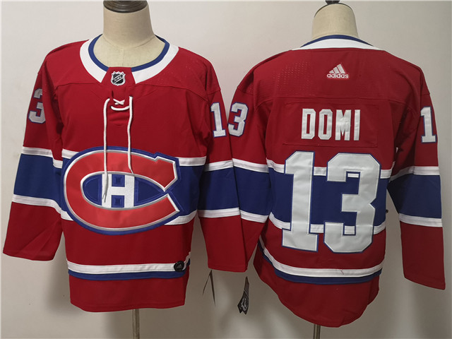 Montreal Canadiens #13 Max Domi Red Jersey - Click Image to Close