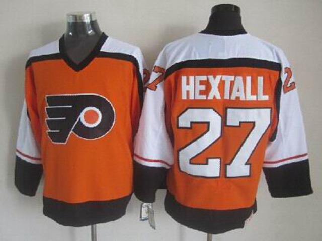 Philadelphia Flyers #27 Ron Hextall CCM Vintage Orange Jersey ...