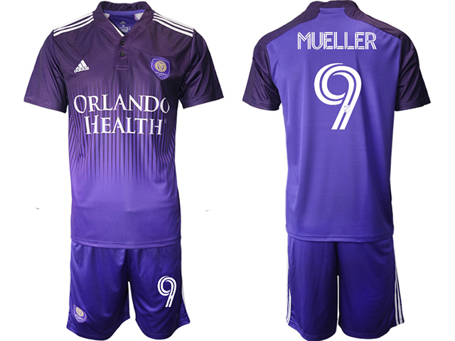 Club Orlando City SC #9 Mueller Home Purple 2021/22 Soccer Jersey - Click Image to Close