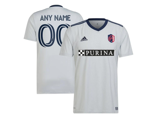Club St Louis City SC #00 White 2023/24 Soccer Custom Jersey - Click Image to Close