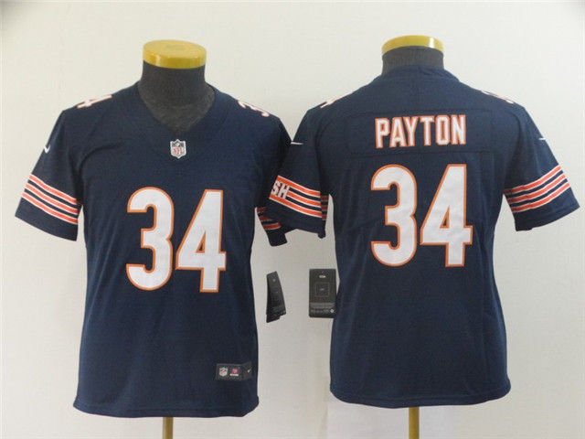 Youth Chicago Bears #34 Walter Payton Blue Vapor Untouchable Limited ...