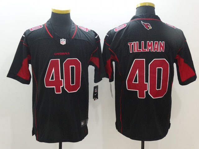 Arizona Cardinals #40 Pat Tillman Black Color Rush Limited Jersey - Click Image to Close