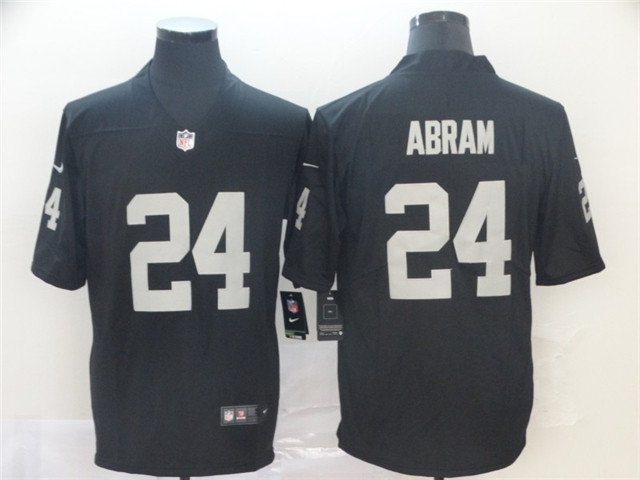Las Vegas Raiders #24 Johnathan Abram Black Vapor Limited Jersey - Click Image to Close