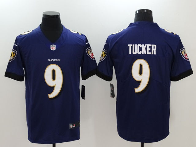 Baltimore Ravens #9 Justin Tucker Purple Vapor Limited Jersey - Click Image to Close