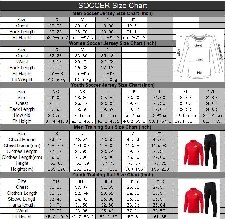 football jersey size chart｜TikTok Search